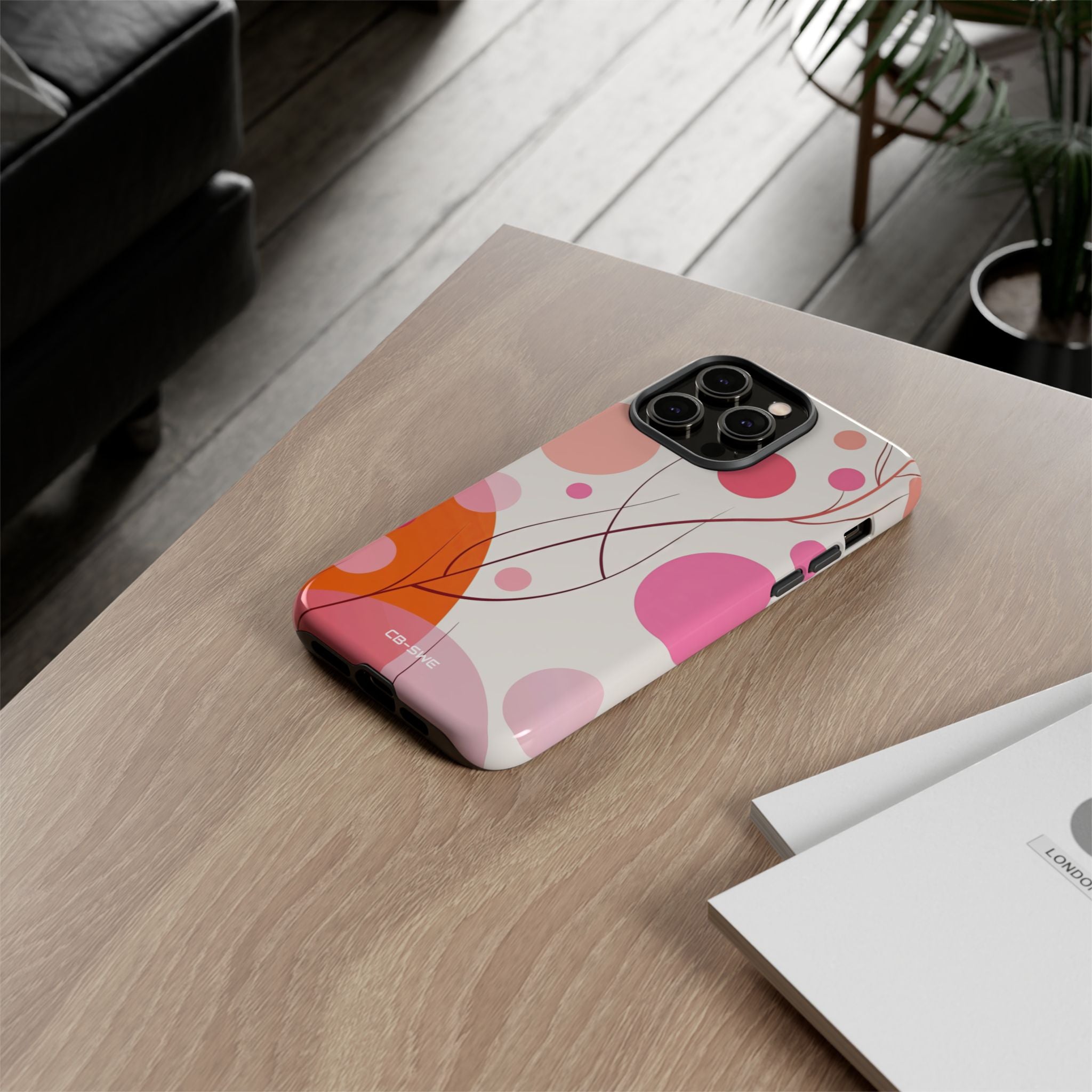 Circles Embrace Lines - iPhone Case