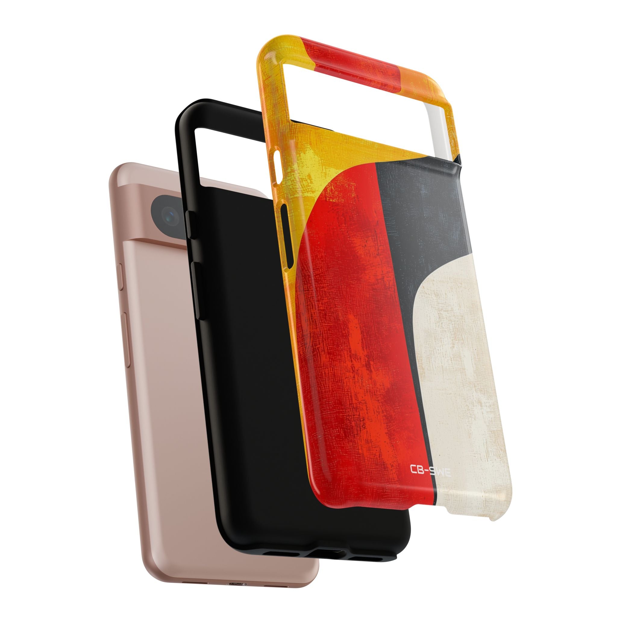Vibrant Flowing Shapes - Google Pixel Case