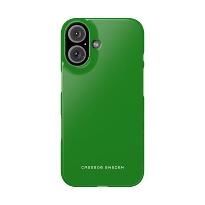 Forest Green iPhone 16 - Slim Phone Case