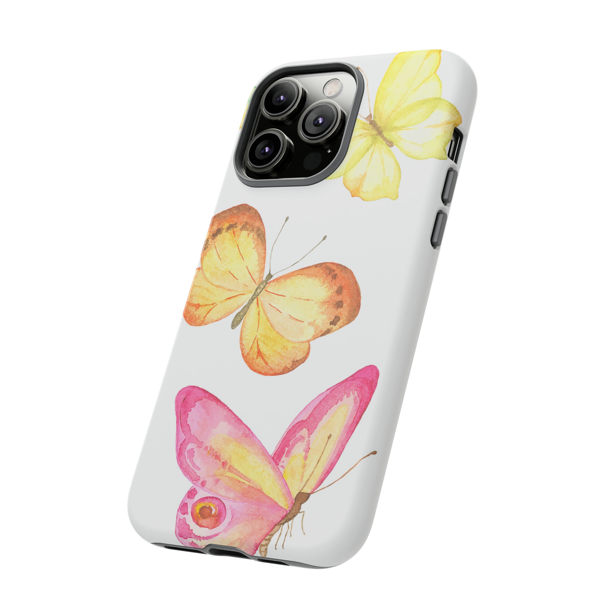 Watercolor Butterflyes - Protective Phone Case