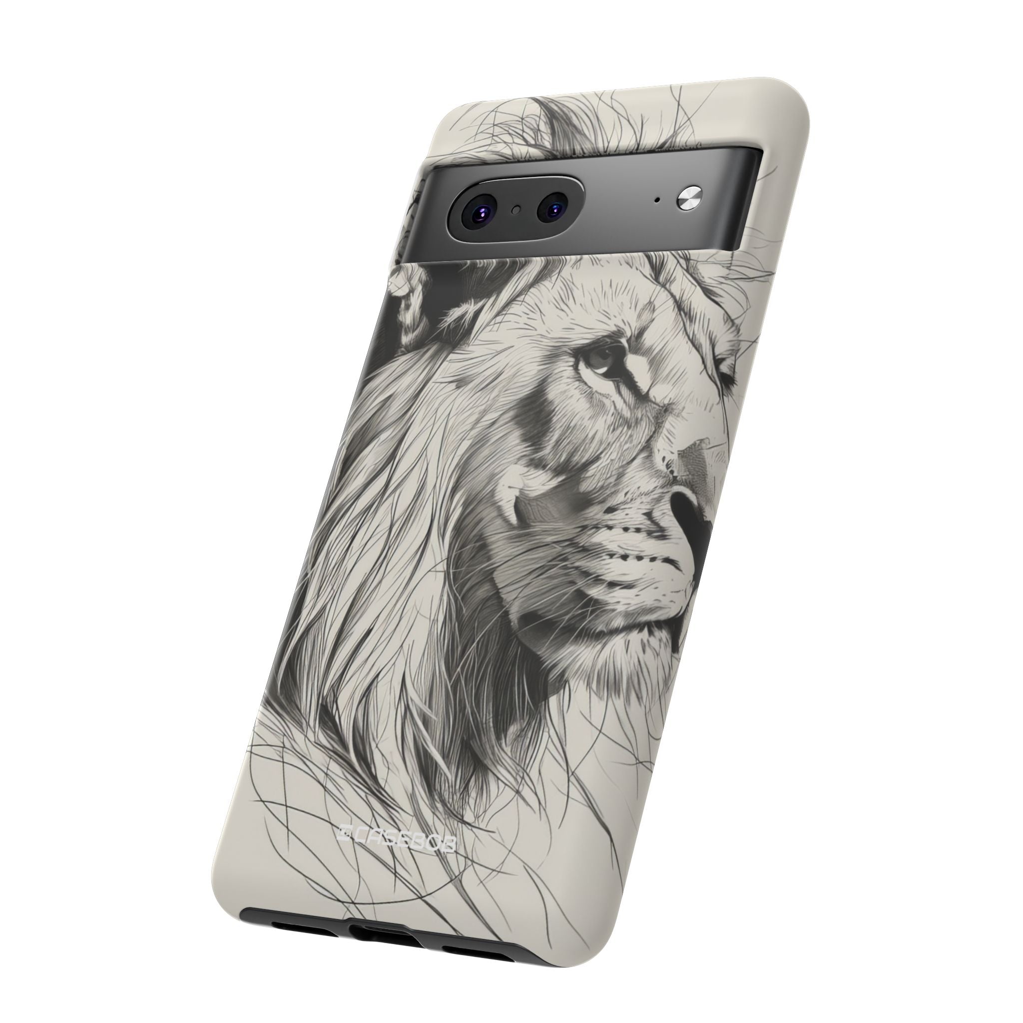 Majestic Linework Lion - Phone Case for Google Pixel