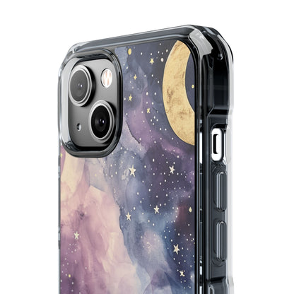 Dreamy Celestial Night - Clear Impact iPhone 14 Phone Case