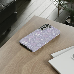 Purple Mona Leaf - Protective Phone Case