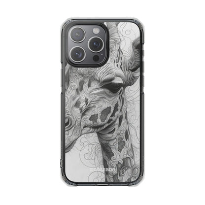 Monochrome Giraffe - Phone Case for iPhone