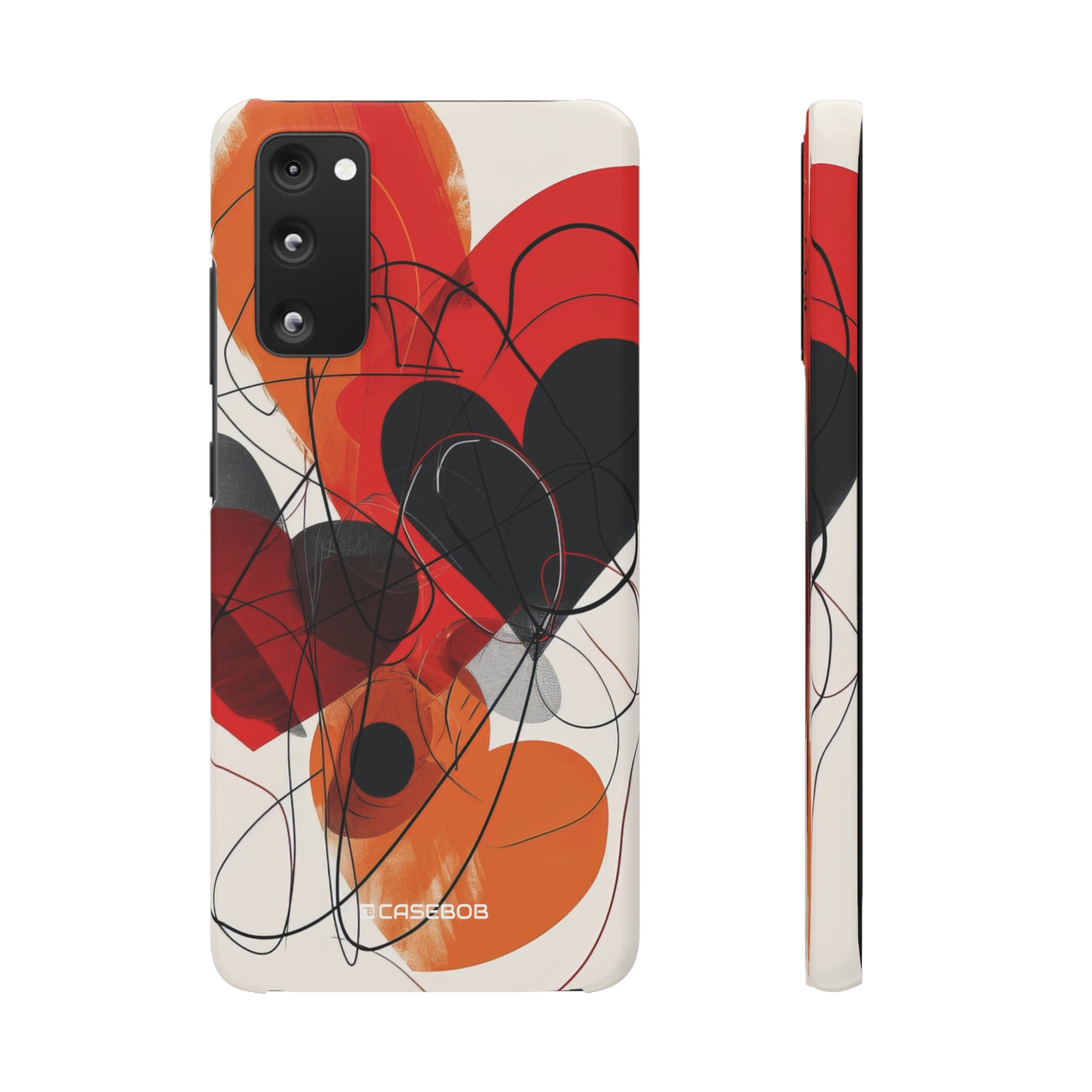 Fiery Hearts | Slim Phone Case for Samsung