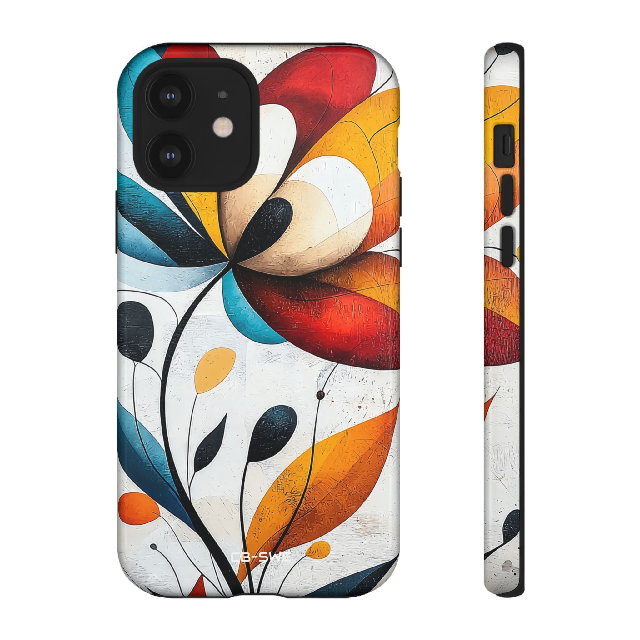 Vibrant Floral Symphony - iPhone Case