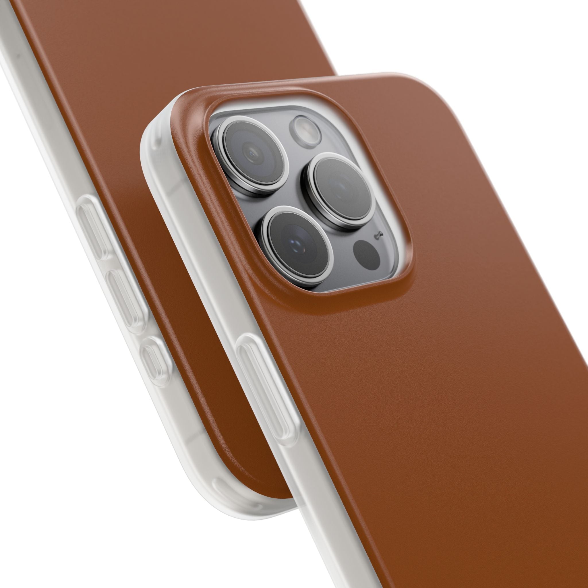 Saddle Brown iPhone 15 - Flexi Phone Case