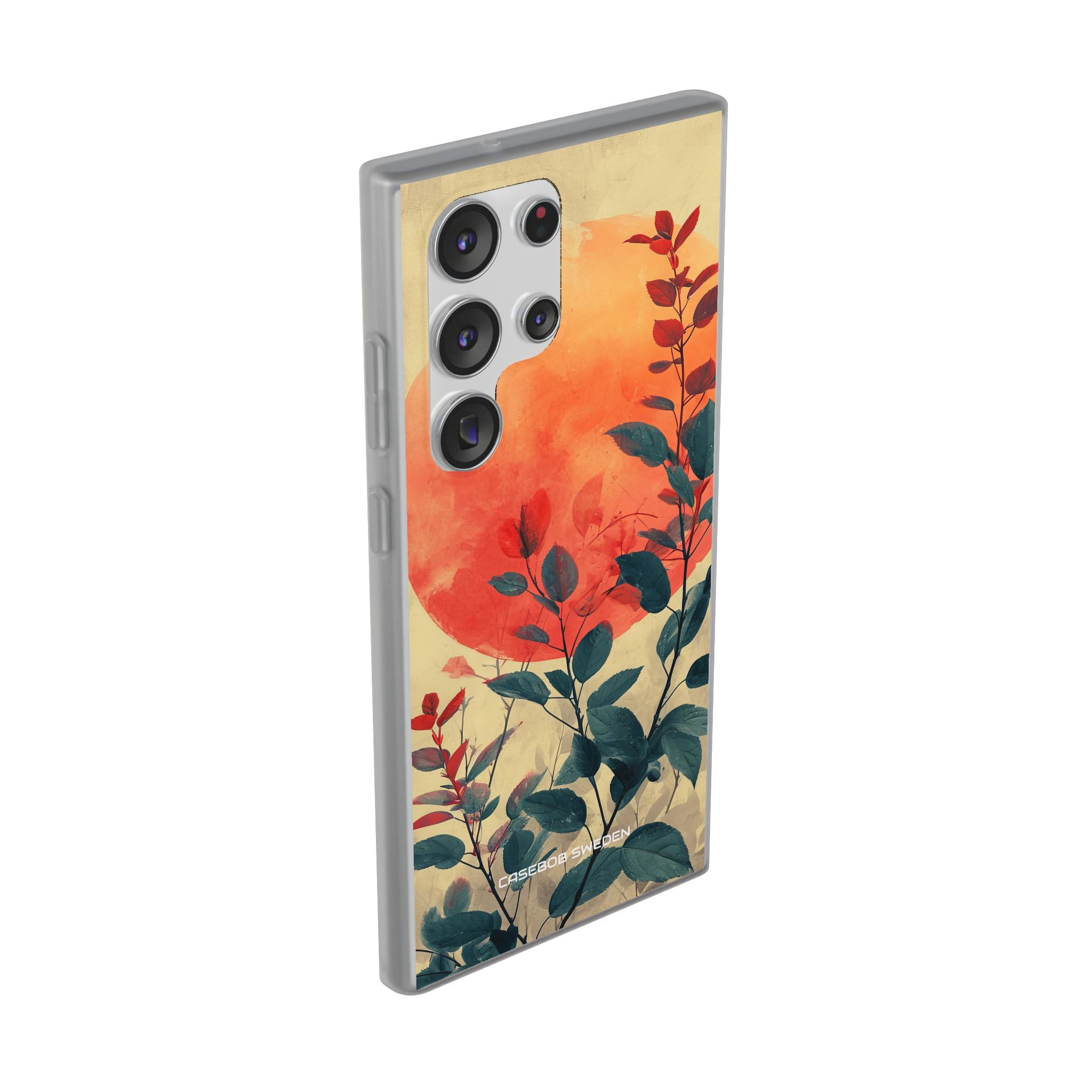 Orange Sun Harmony - Flexi Samsung S23 Phone Case