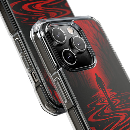 Red Path Mystery iPhone Case - Impact