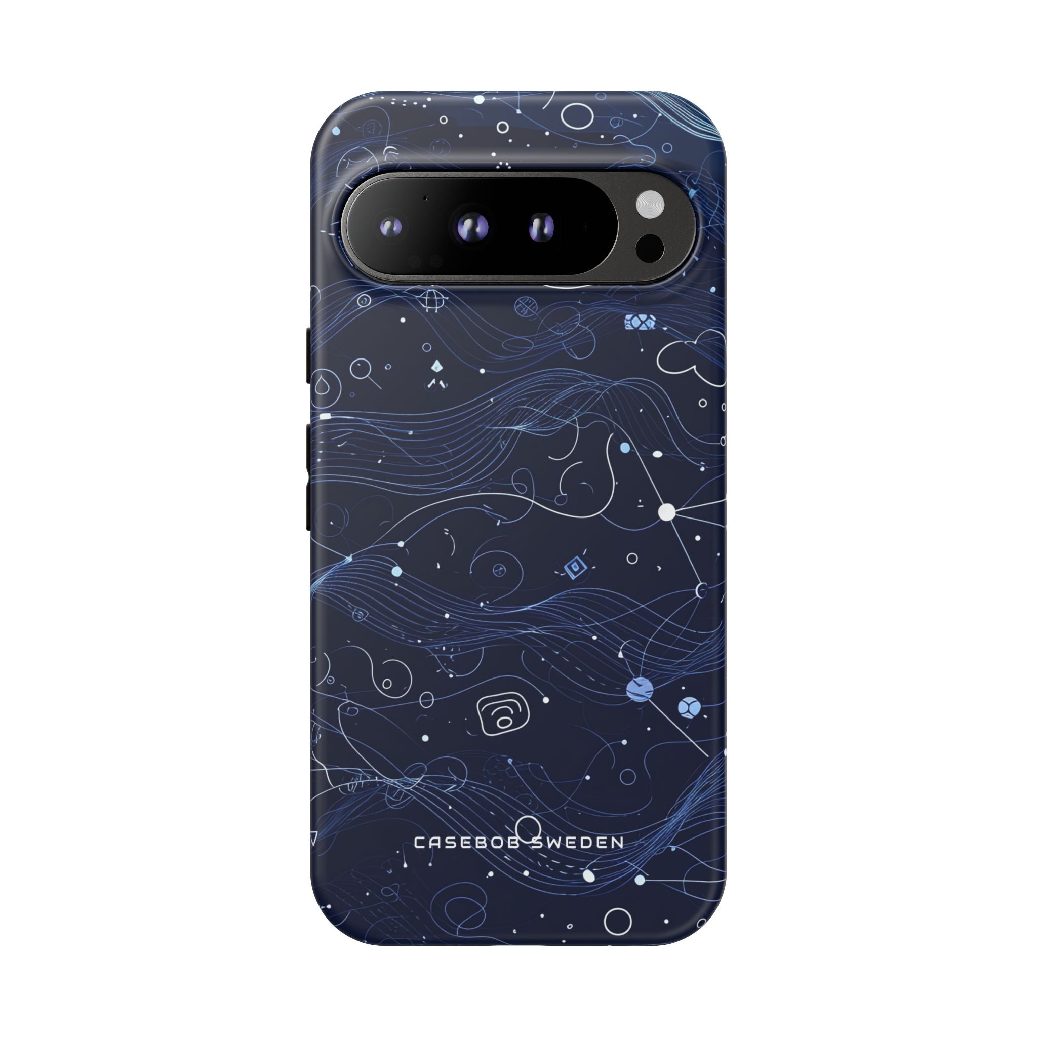 Gradient Waveforms in Motion Google Pixel 9 - Tough Phone Case