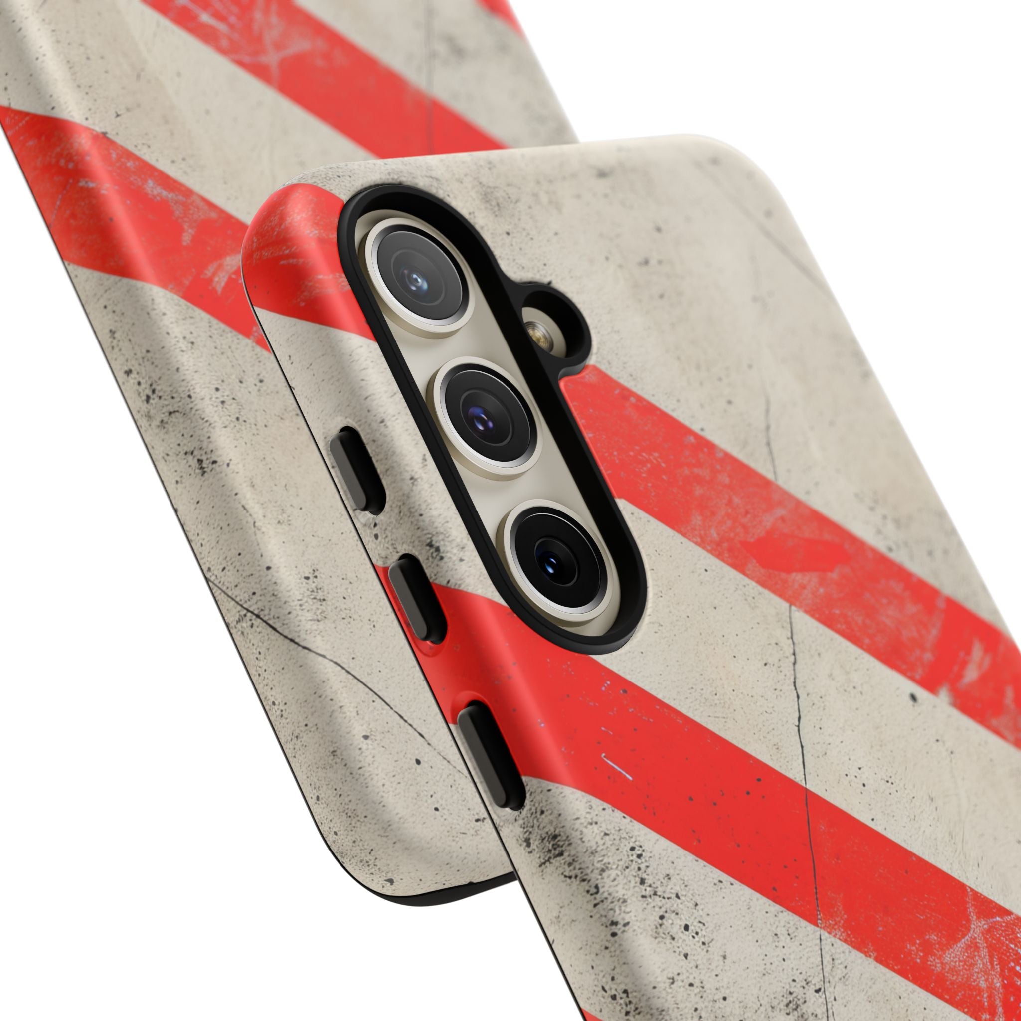 Striker Crimson Stripes Samsung S24 - Tough Phone Case