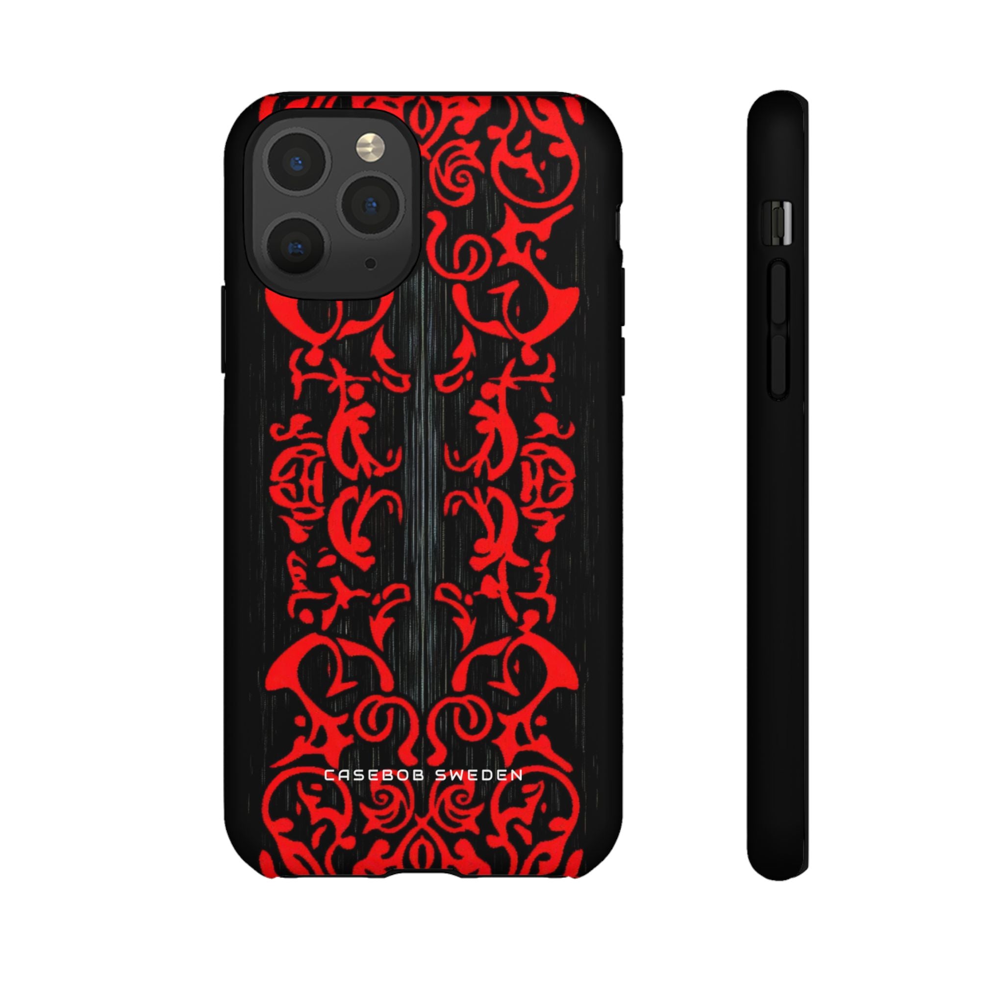 Gothic Crimson Symmetry iPhone 11 - Tough Phone Case