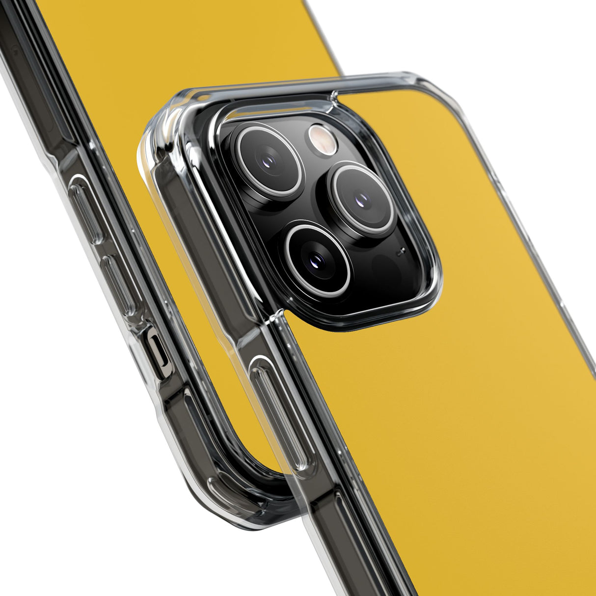 Saffron Yellow | Phone Case for iPhone (Clear Impact Case - Magnetic)