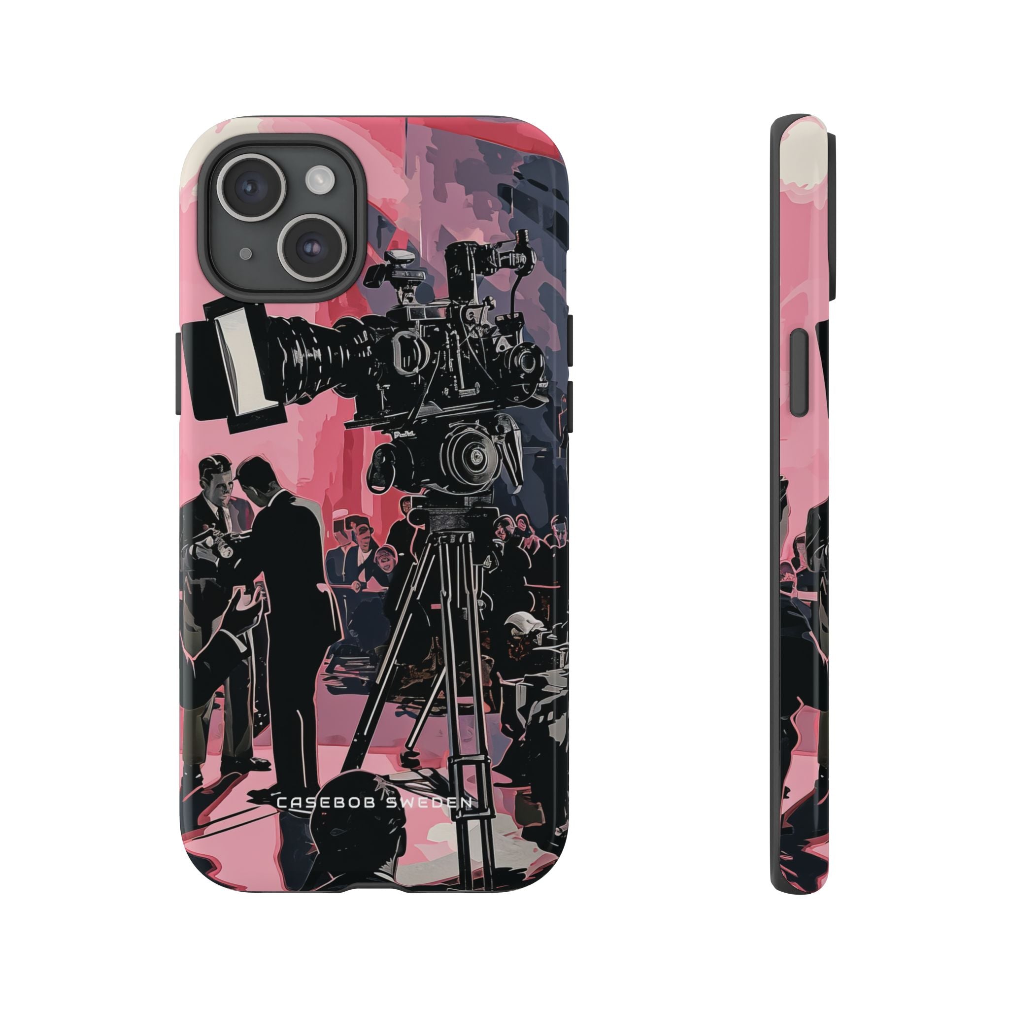 Retro Cinematic Spotlight iPhone 15 - Tough Phone Case