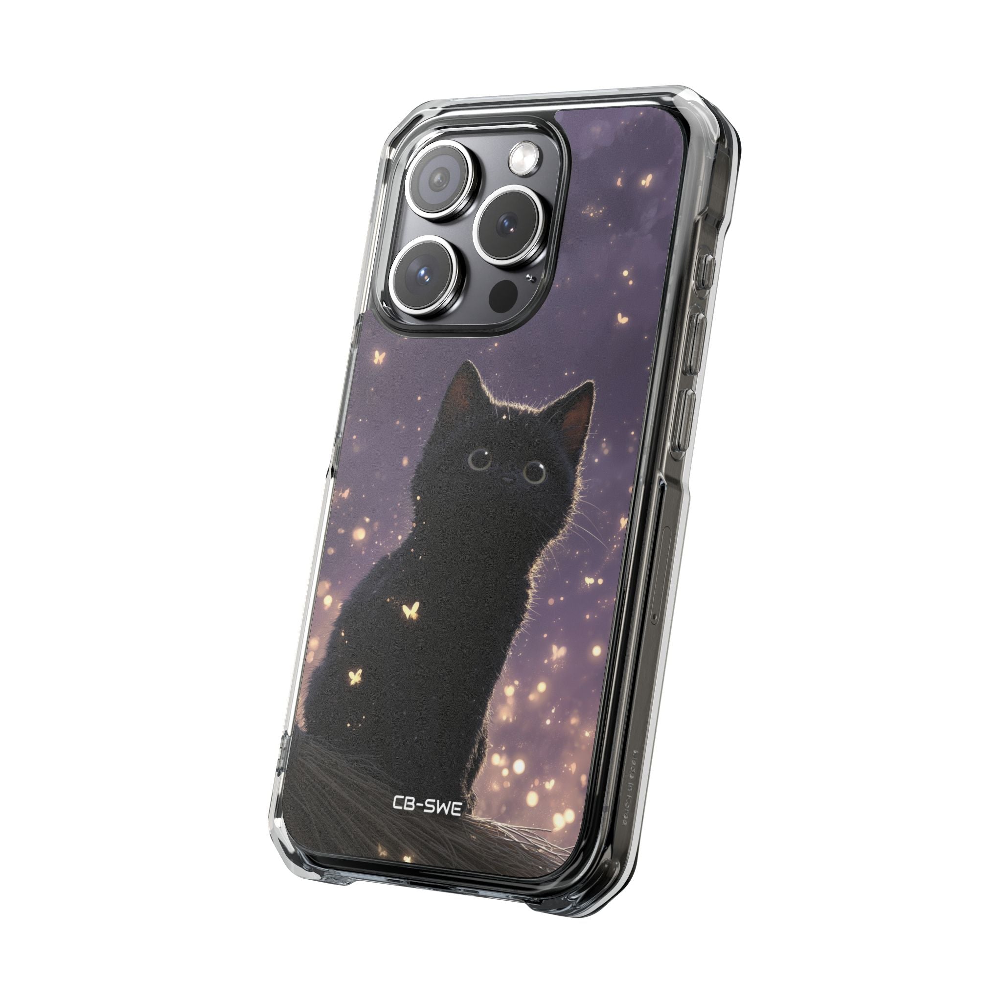 Whimsical Cat Soars iPhone Case - Impact