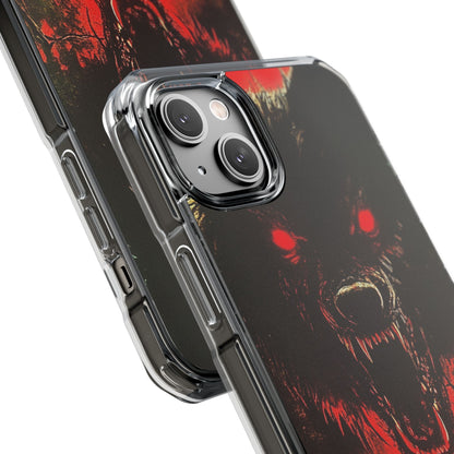 Bloodmoon Wolf's Lament iPhone 14 - Clear Impact Phone Case