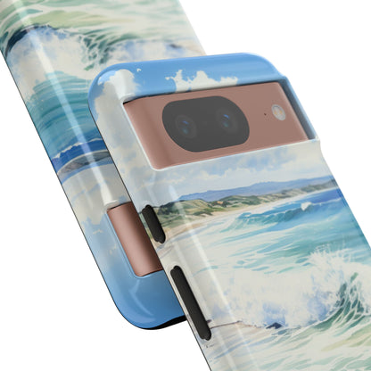 Foamy Wave Breeze Google Pixel 8 Case - Tough