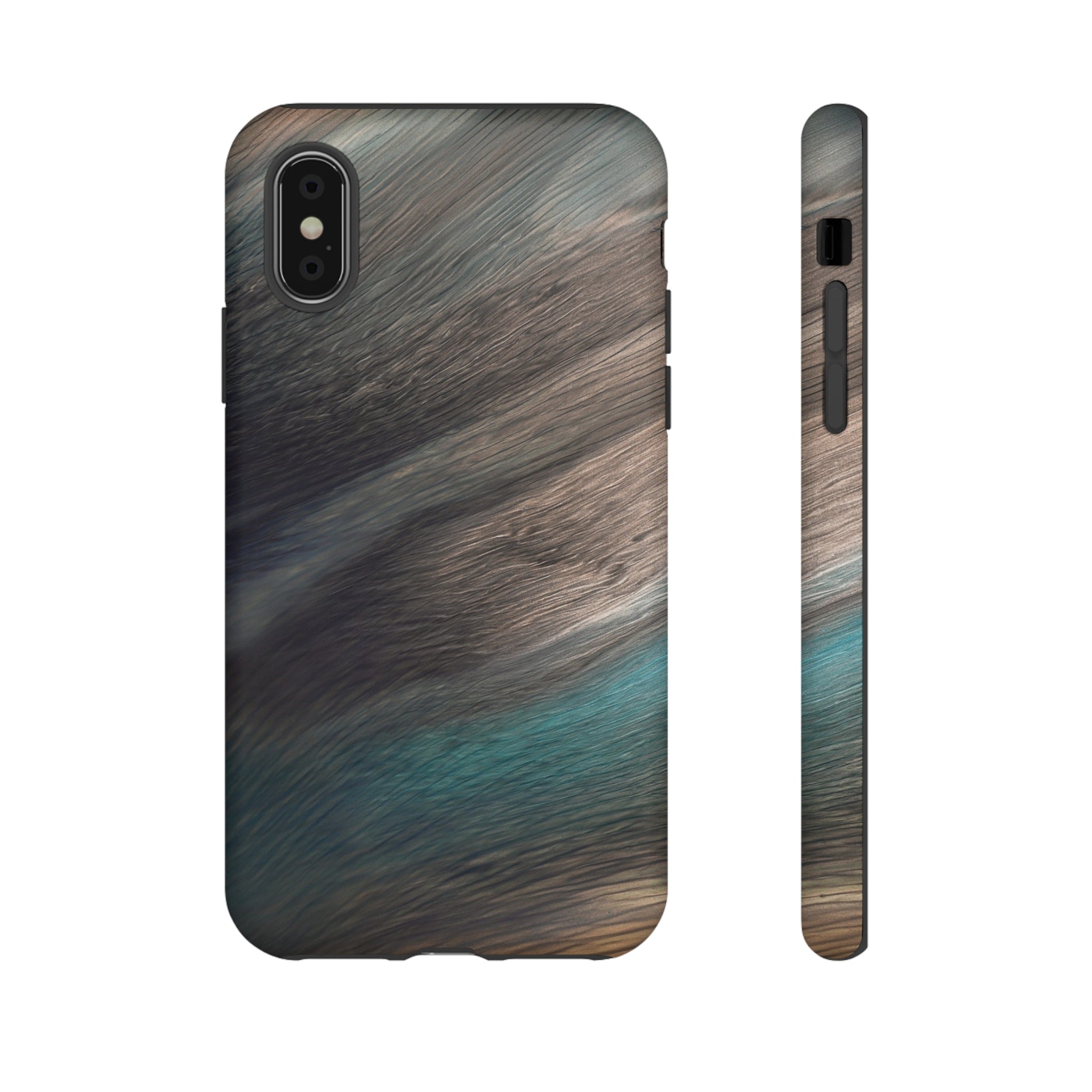 Flow Pattern Ink Art iPhone Case (Protective) iPhone X Matte Phone Case