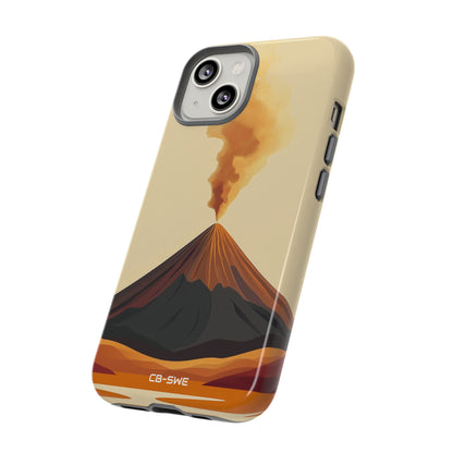 Volcano Erupts Brightly - iPhone Case