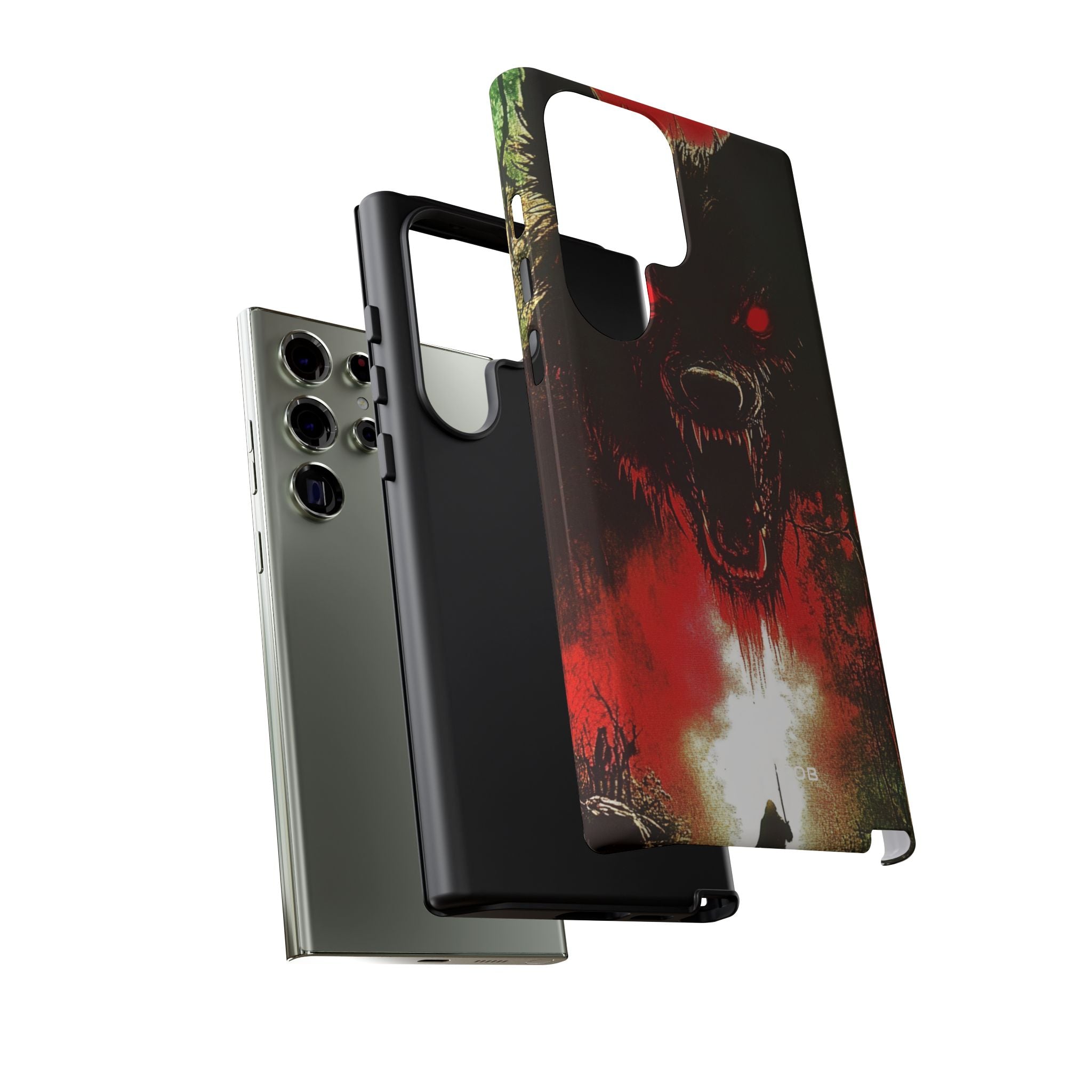 Crimson Wolf Samsung S23 Ultra Case - Tough