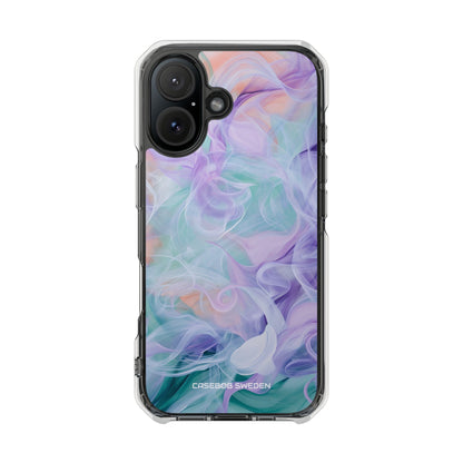 Purple Peach Whirl - Clear Impact iPhone 16 Phone Case