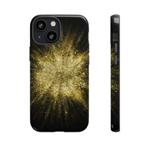 Gold Glitter Background - Protective Phone Case