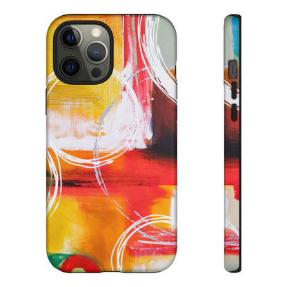 Abstract Yellow - Protective Phone Case