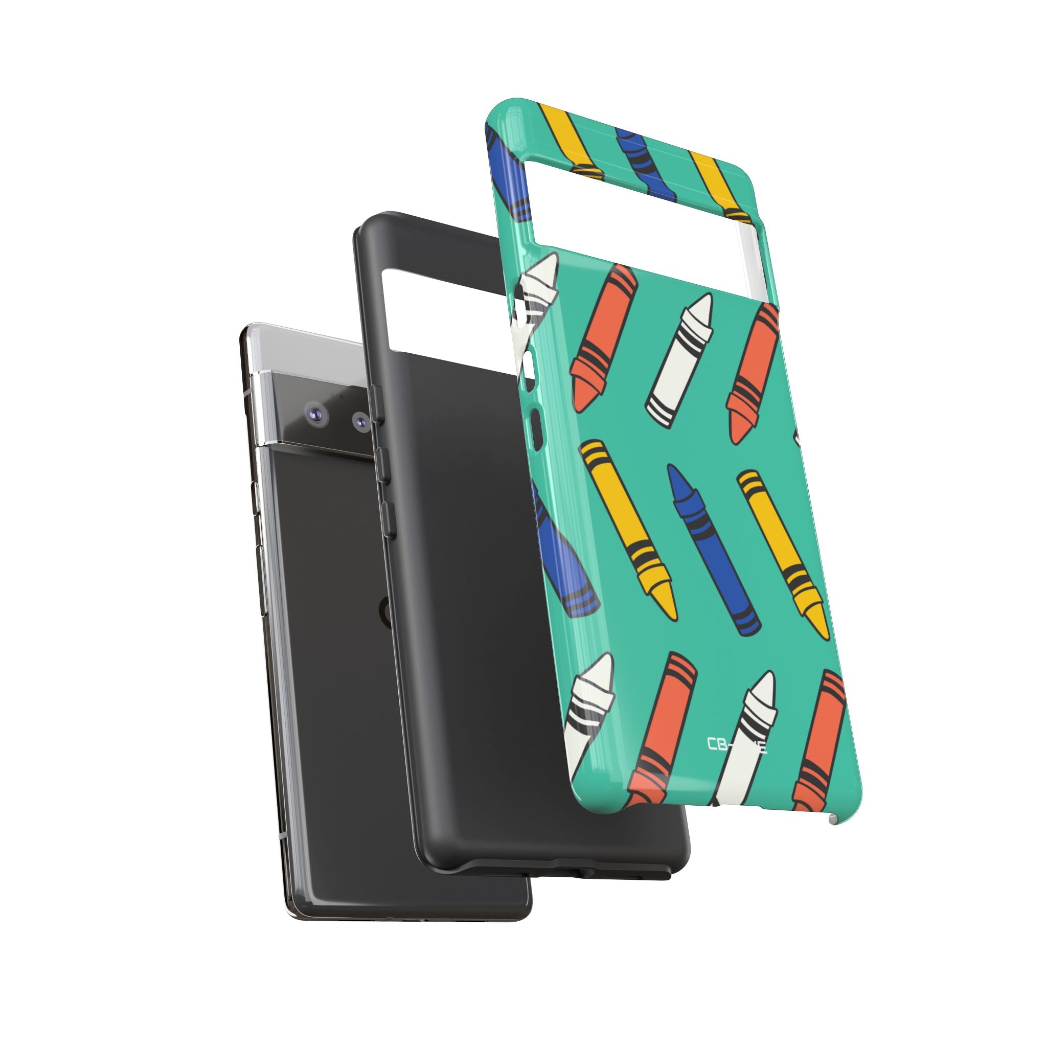 Crayons Dance Playfully - Google Pixel Case