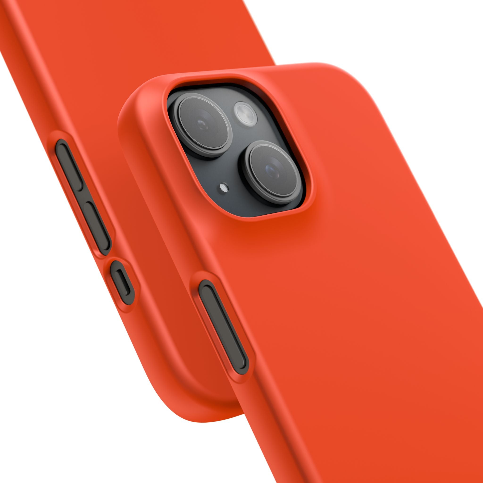 Orangerote iPhone 15 - Schlanke Handyhülle