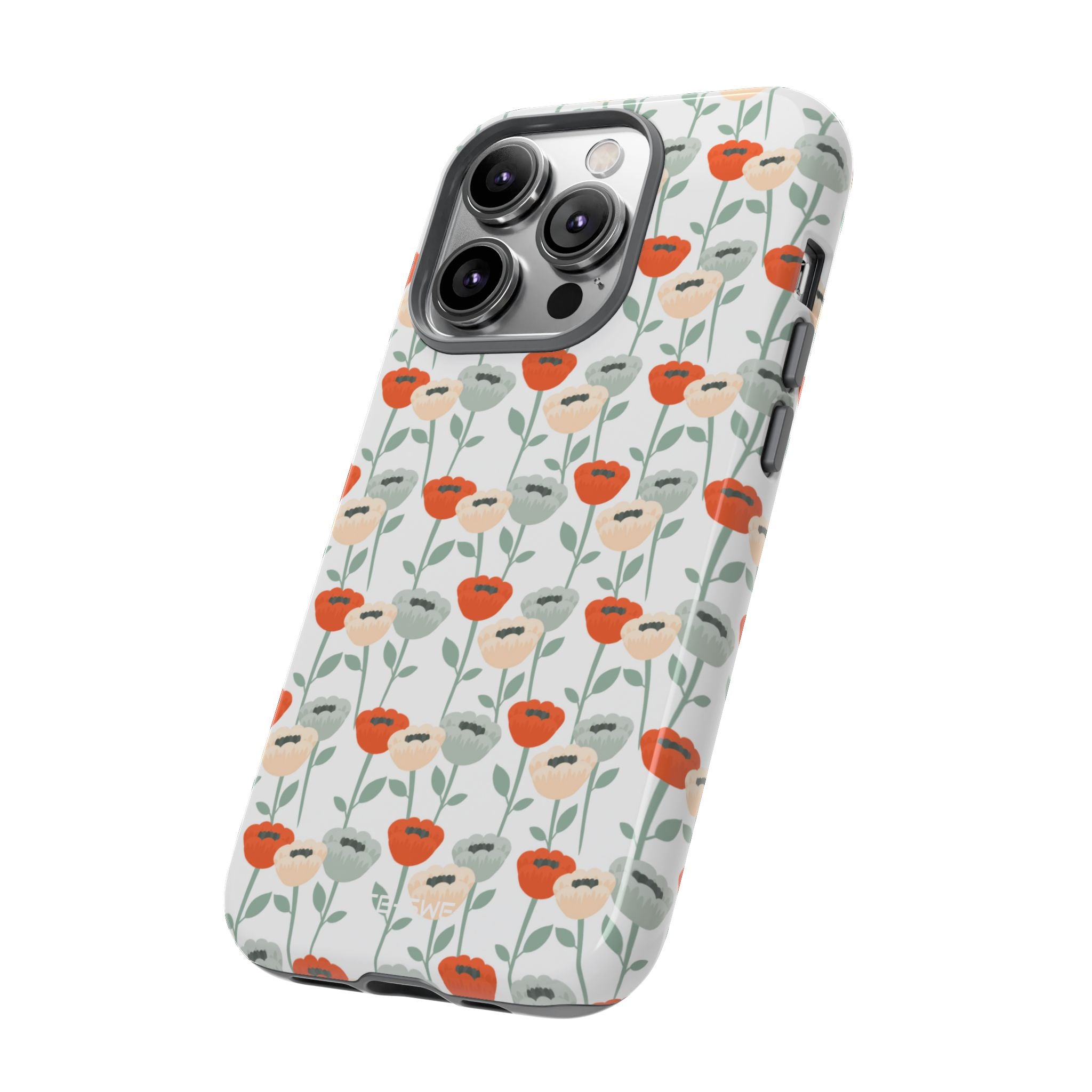 Minimalist Floral Elegance - iPhone Case