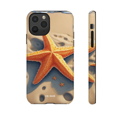 Starfish Rests On Sand - iPhone Case