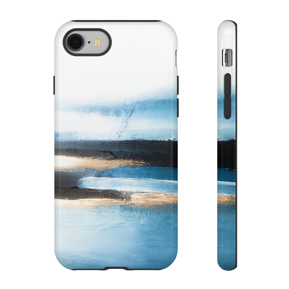 Oil Painting - Abstract Blue - Protective Phone Case