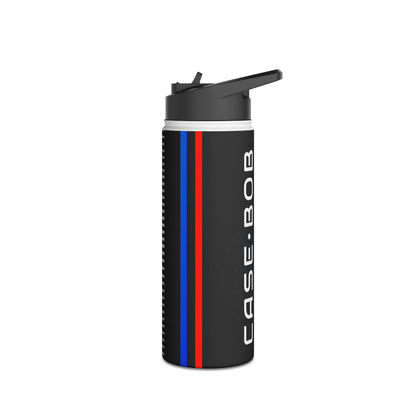 Tapered Dot Columns - Stainless Steel Water Bottle