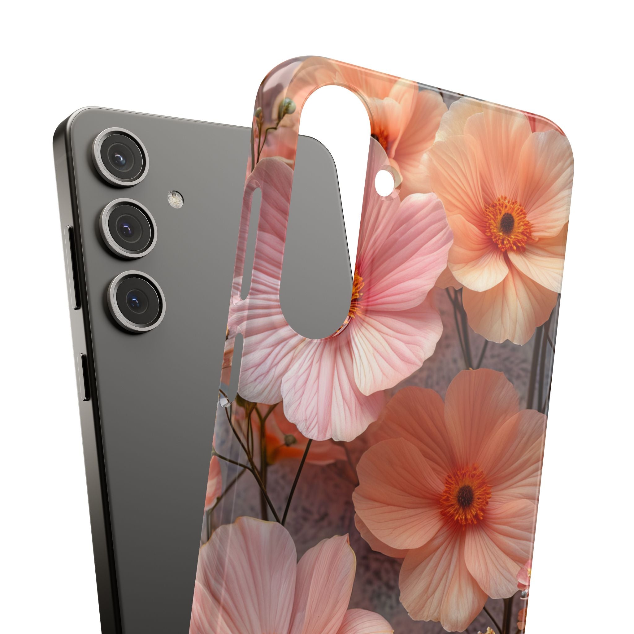 Serene Botanical Blooms - Slim Samsung S24 Phone Case