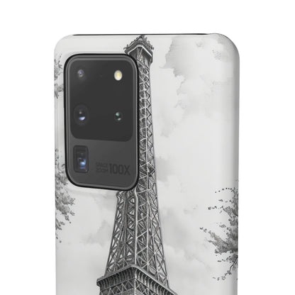 Parisian Monochrome Majesty | Slim Phone Case for Samsung