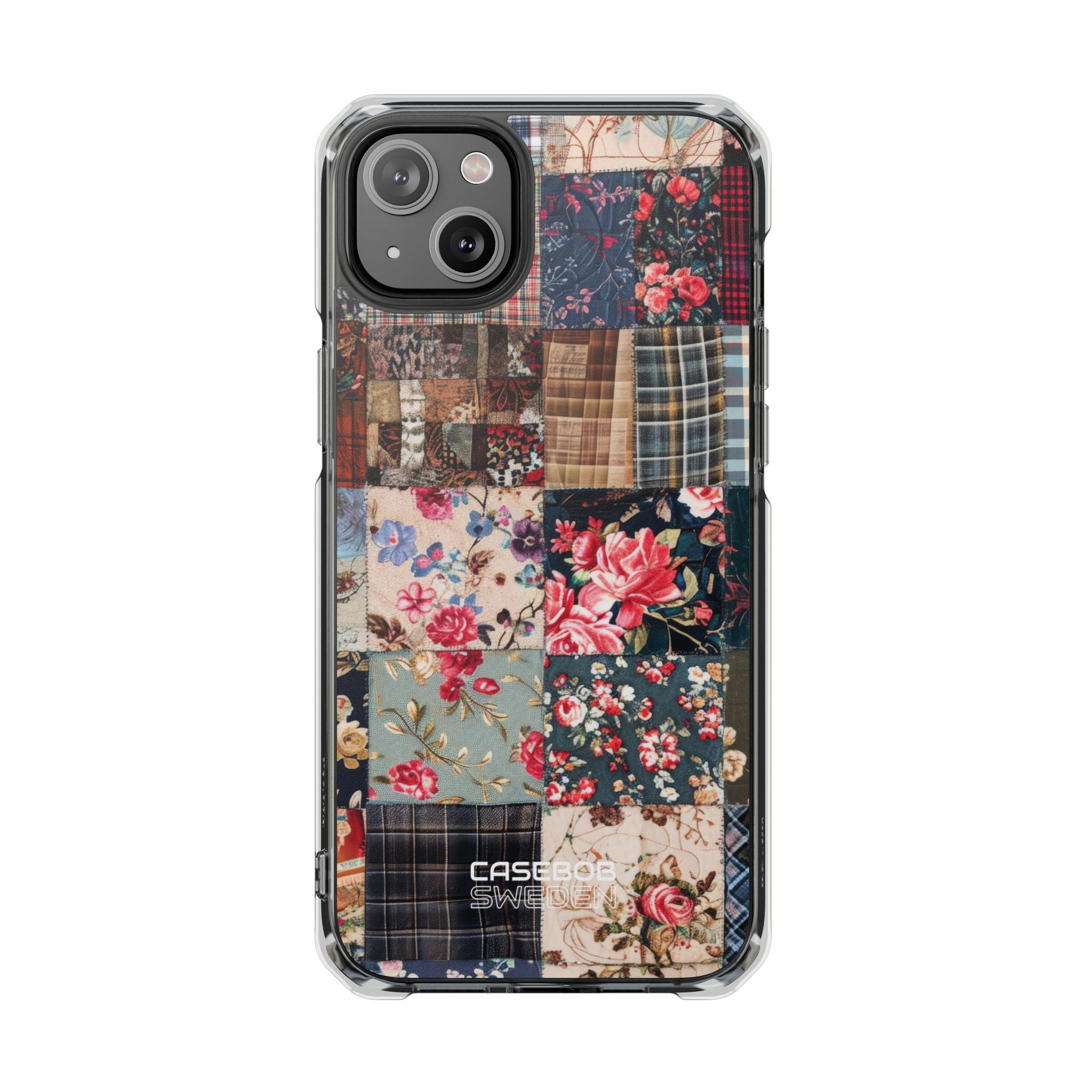 Patchwork Floral Quilt iPhone 14 - Impact Clear+