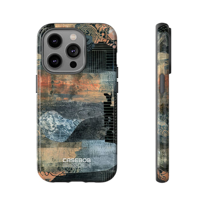 Rust Bloom Tangle iPhone 14 - Tough