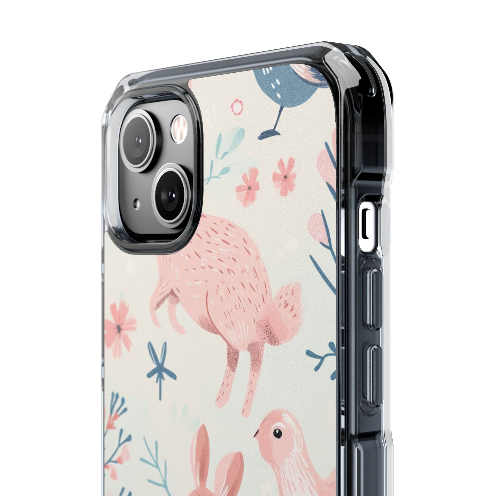 Pastel Whimsical Nature - Clear Impact iPhone 14 Phone Case