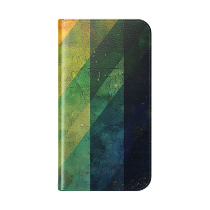 Crimson Stripes - iPhone 16  Case - Wallet