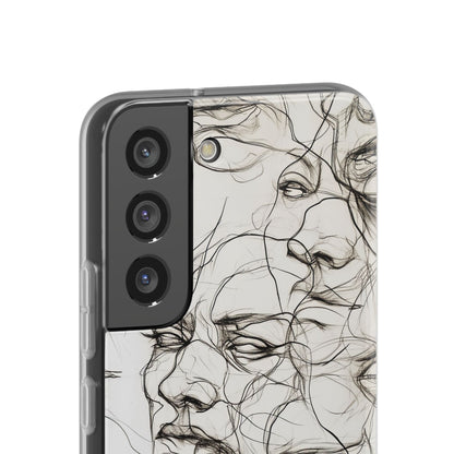 Ethereal Faces | Flexible Phone Case for Samsung Galaxy