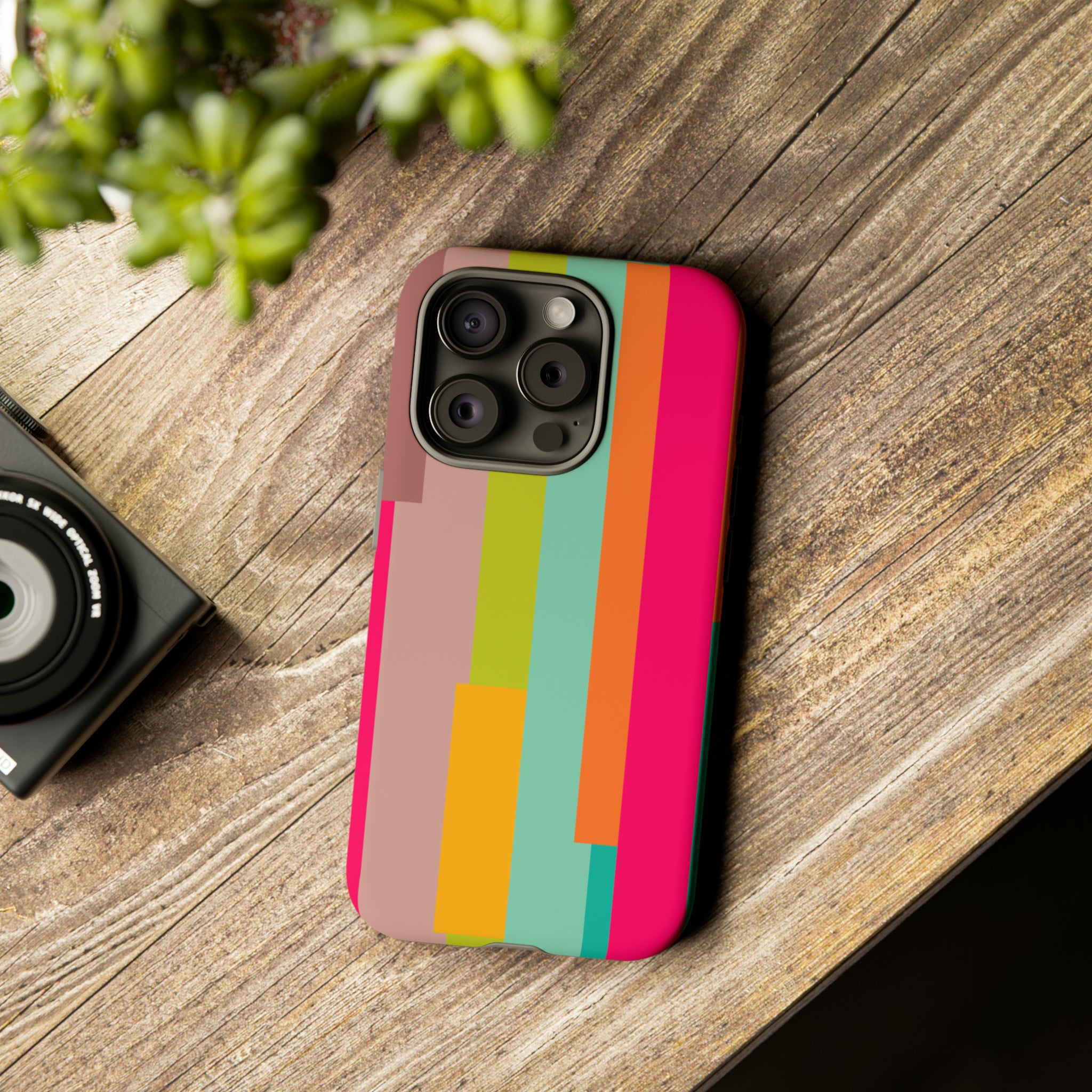 Geometrical Colorful - Protective Phone Case