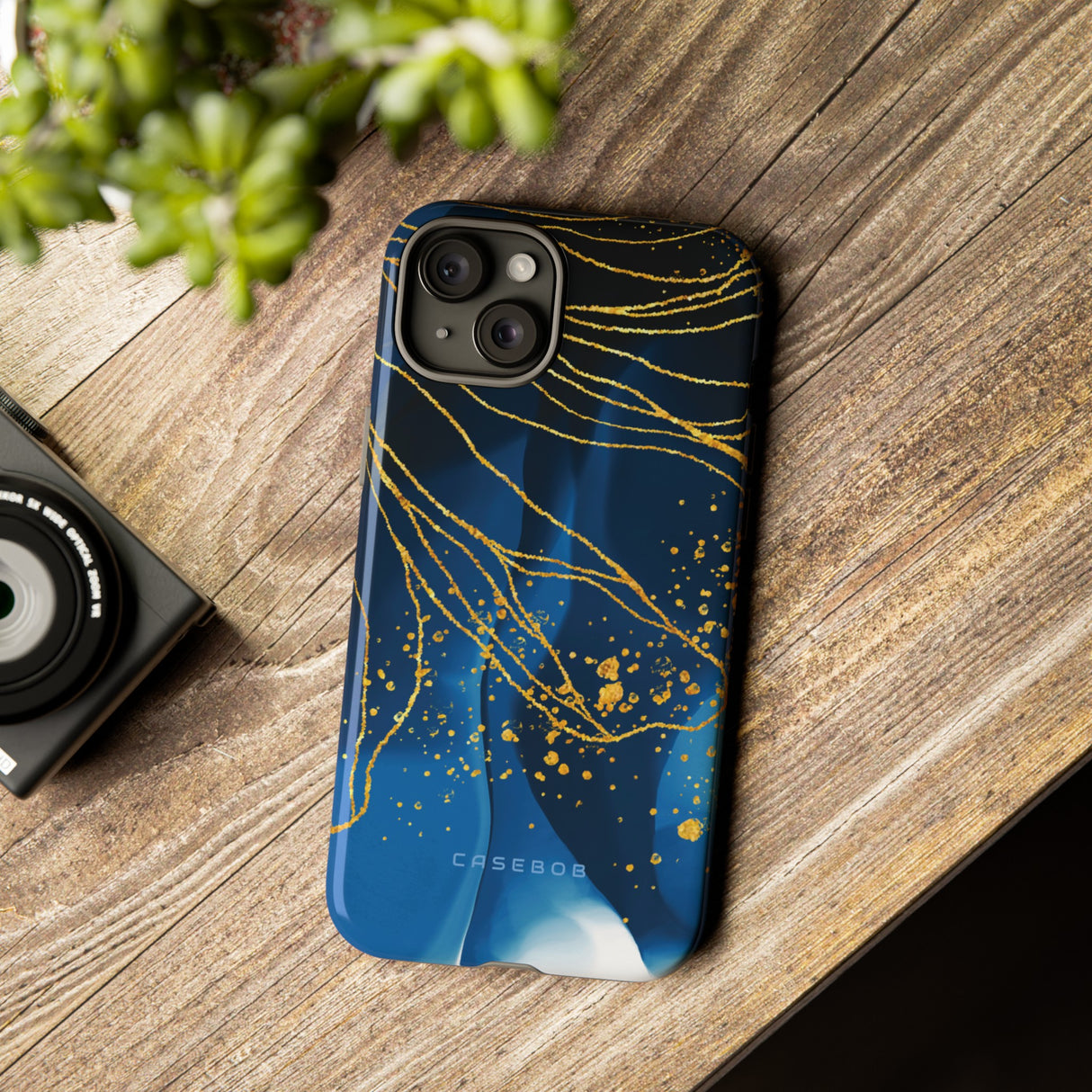 Blue Watercolor Art - Protective Phone Case