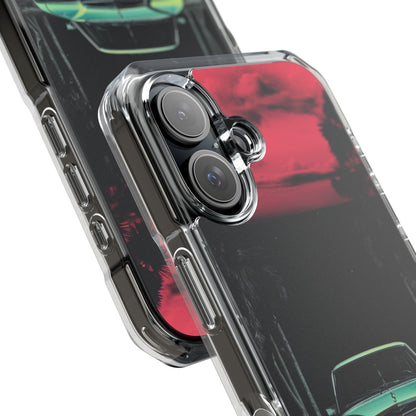 Retro Futuristic Nightscape iPhone Case - Impact