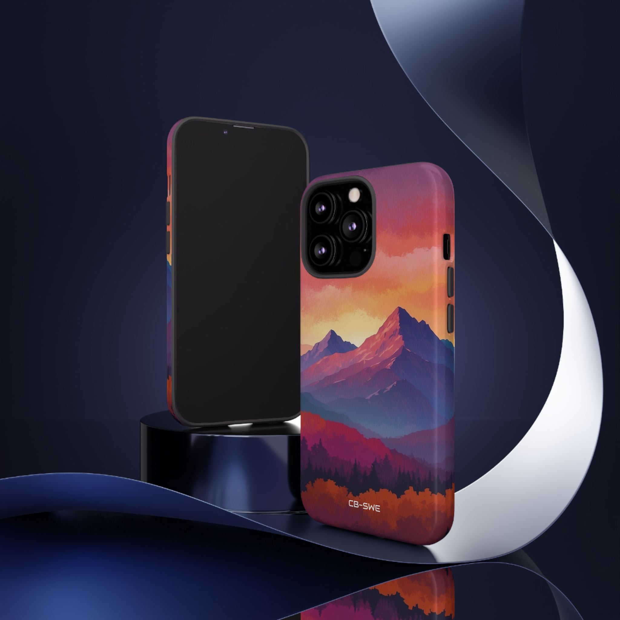 Mountain Peaks Rise - iPhone Case