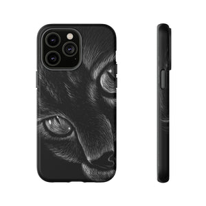 Pencil Drawing Cat - Protective Phone Case