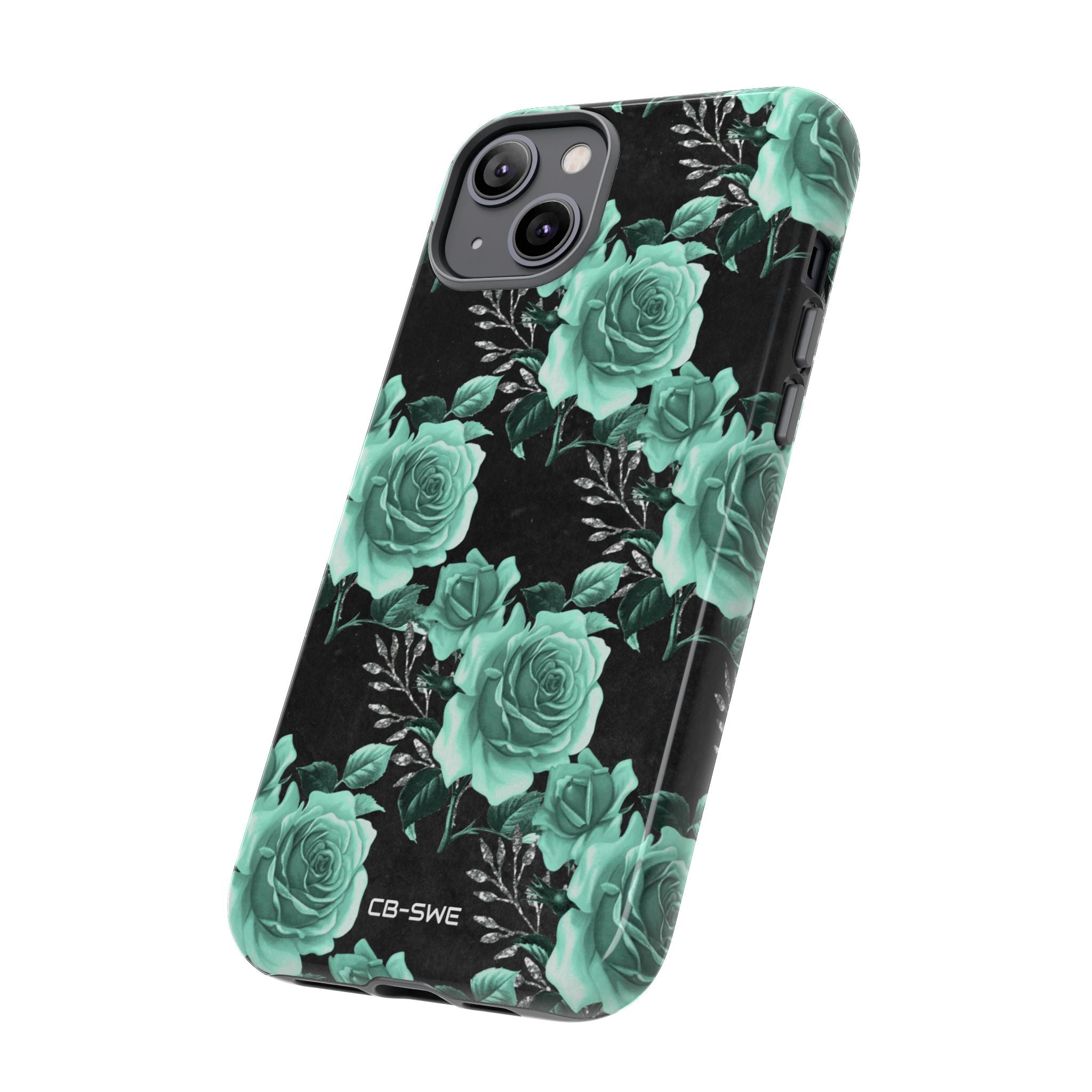 Turquoise Rose Symphony - iPhone Case