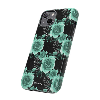 Turquoise Rose Symphony - iPhone Case