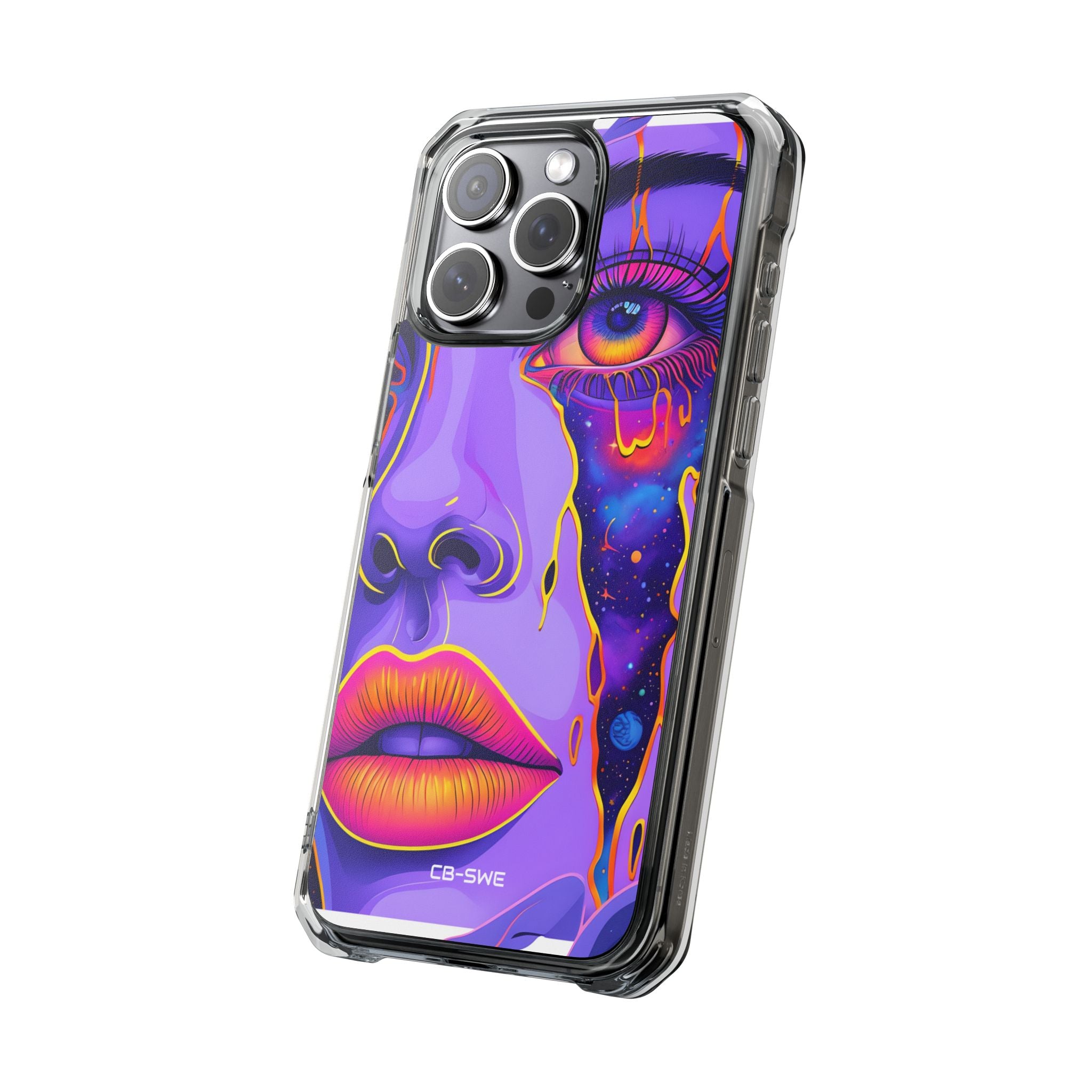 Cosmic Dreamscape Eye iPhone Case - Impact