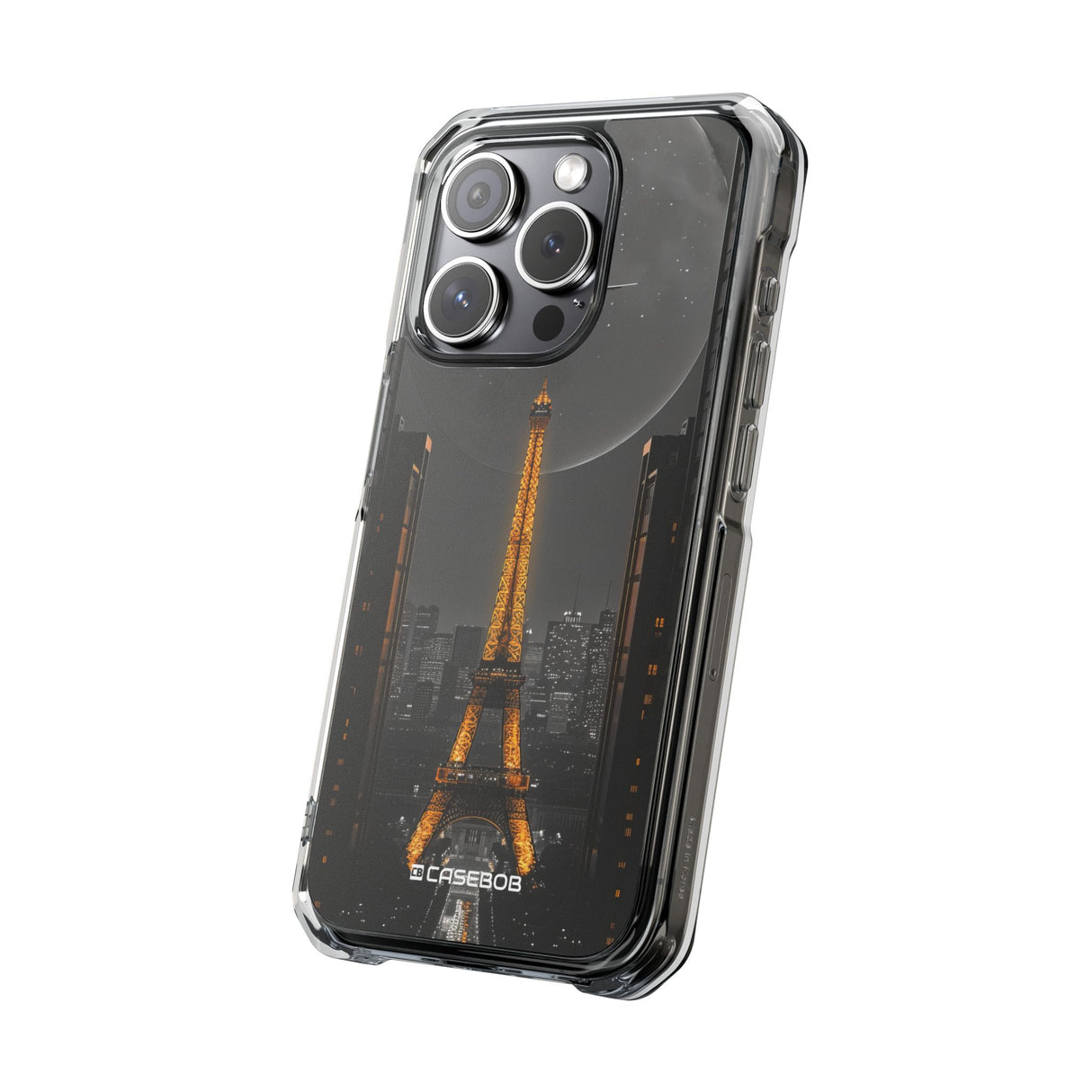 Futurist Paris – Handyhülle für iPhone (Clear Impact – Magnetisch) 