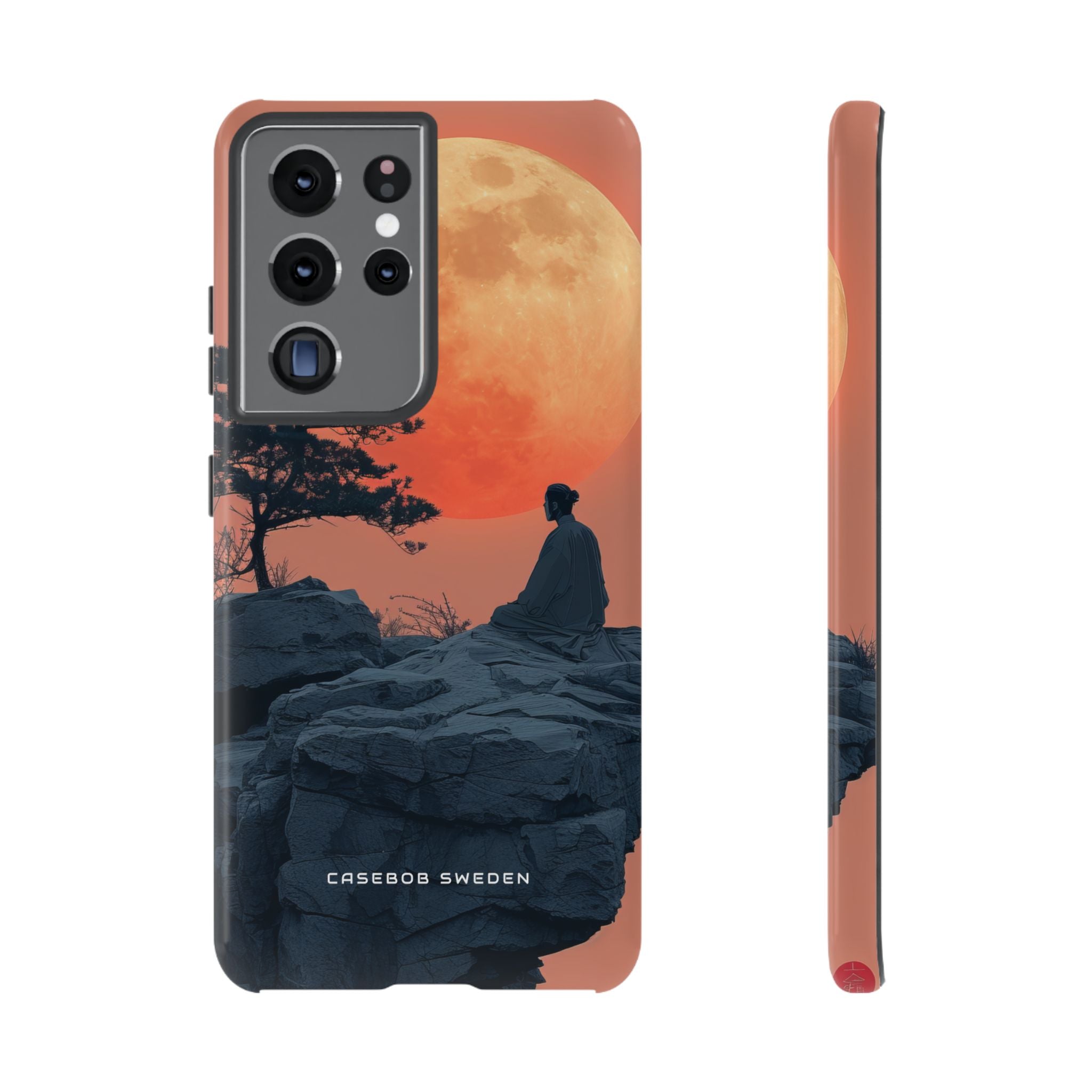 Zen Tranquility Under a Red Moon  Samsung S21 - Tough Phone Case